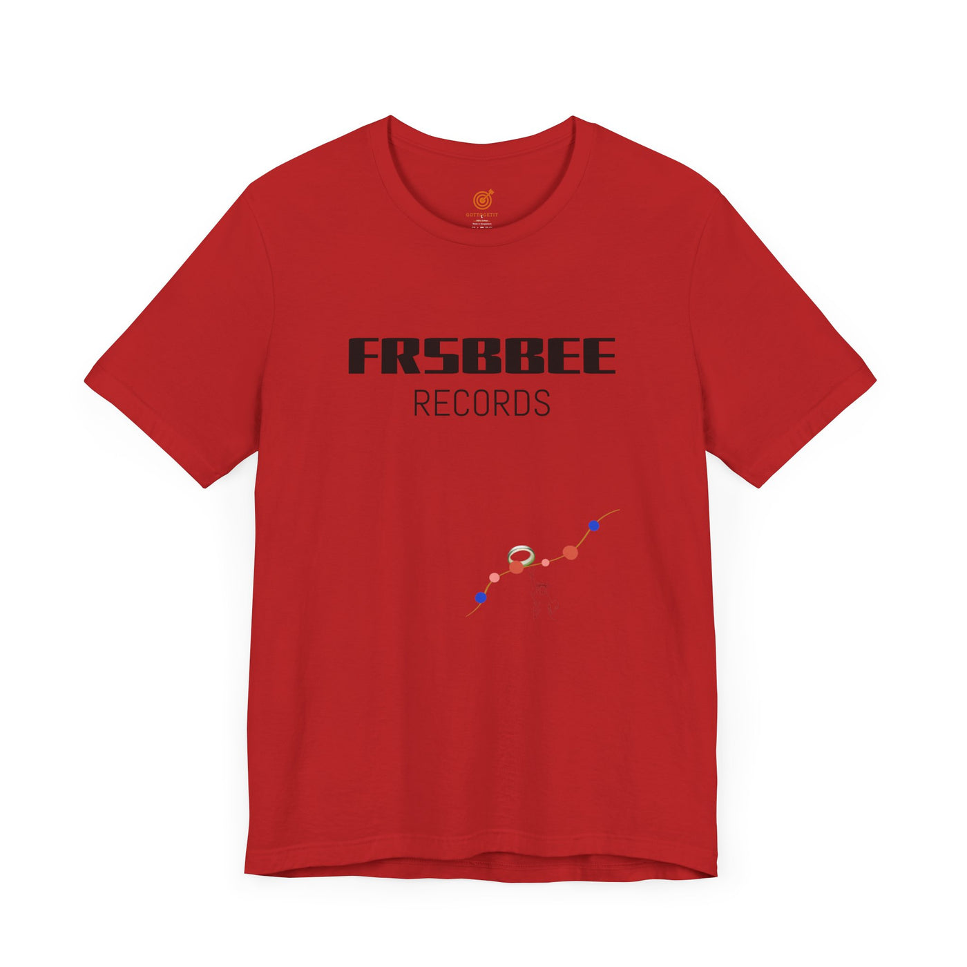 GOTTOGETITprod FRSBBEE records Unisex Jersey Short Sleeve Tee