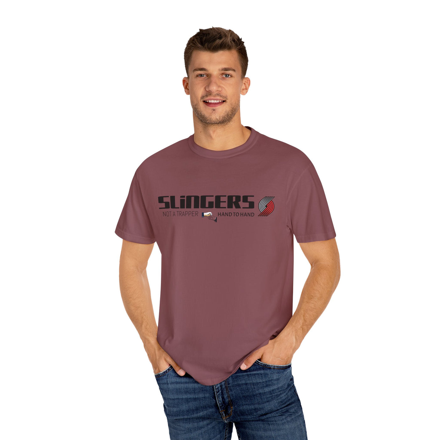 GOTTOGETITprod SLINGERS Unisex Garment-Dyed T-shirt