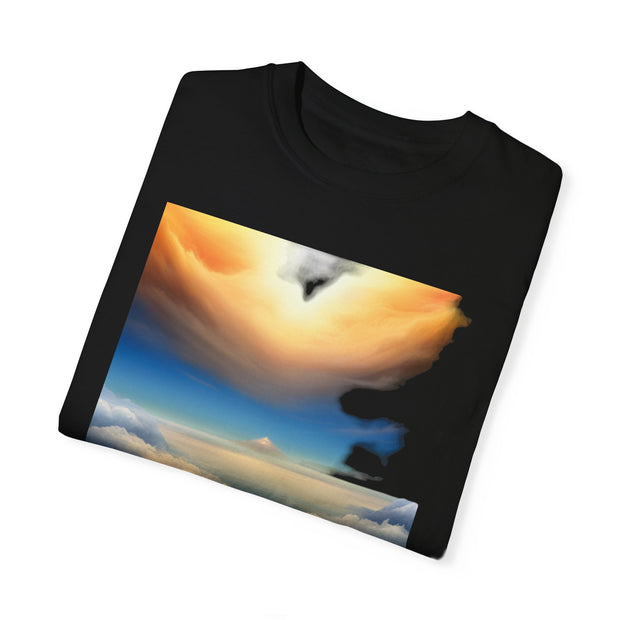Above the clouds Unisex Garment-Dyed T-shirt