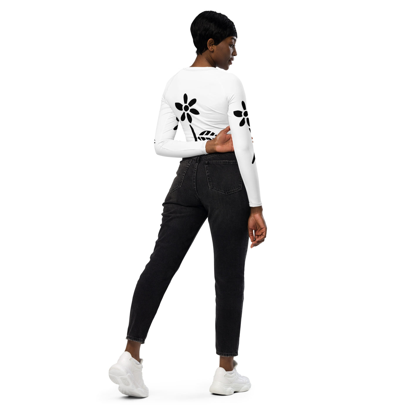 GOTTOGETITprod Growth Recycled long-sleeve crop top
