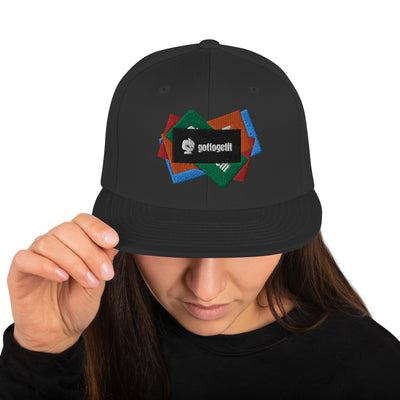 GOTTOGETITprod SPLASH LOGO Snapback Hat