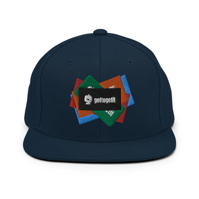 GOTTOGETITprod SPLASH LOGO Snapback Hat