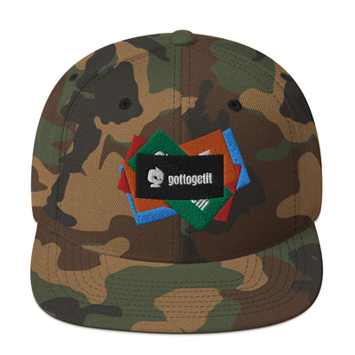 GOTTOGETITprod SPLASH LOGO Snapback Hat