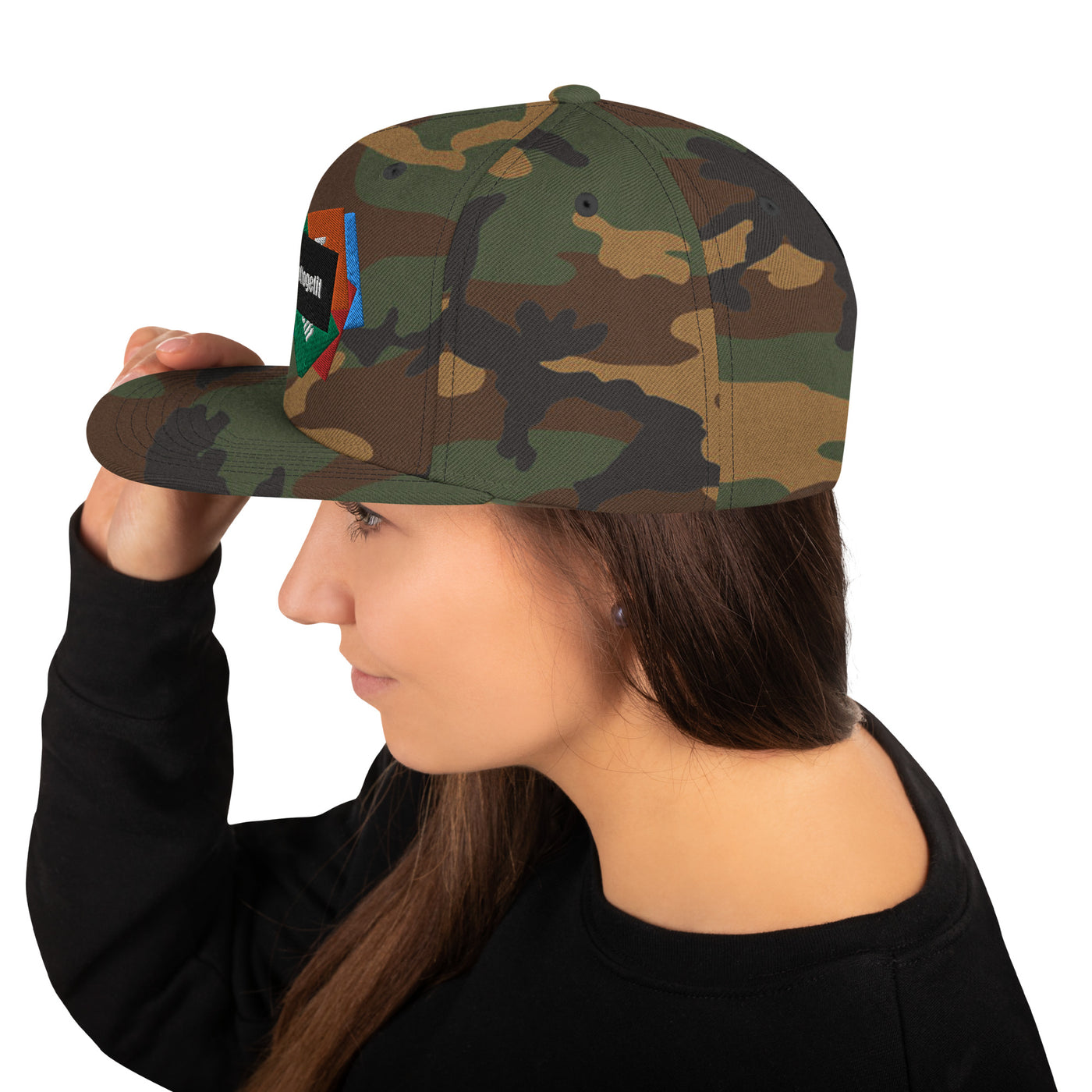 GOTTOGETITprod SPLASH LOGO Snapback Hat