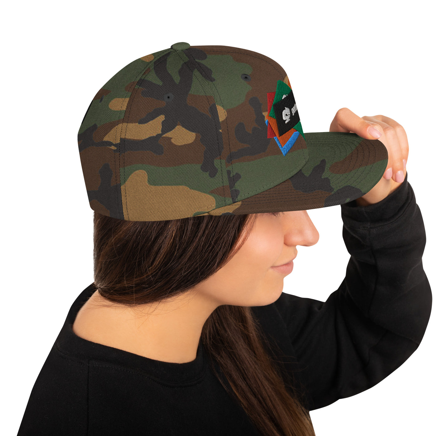 GOTTOGETITprod SPLASH LOGO Snapback Hat