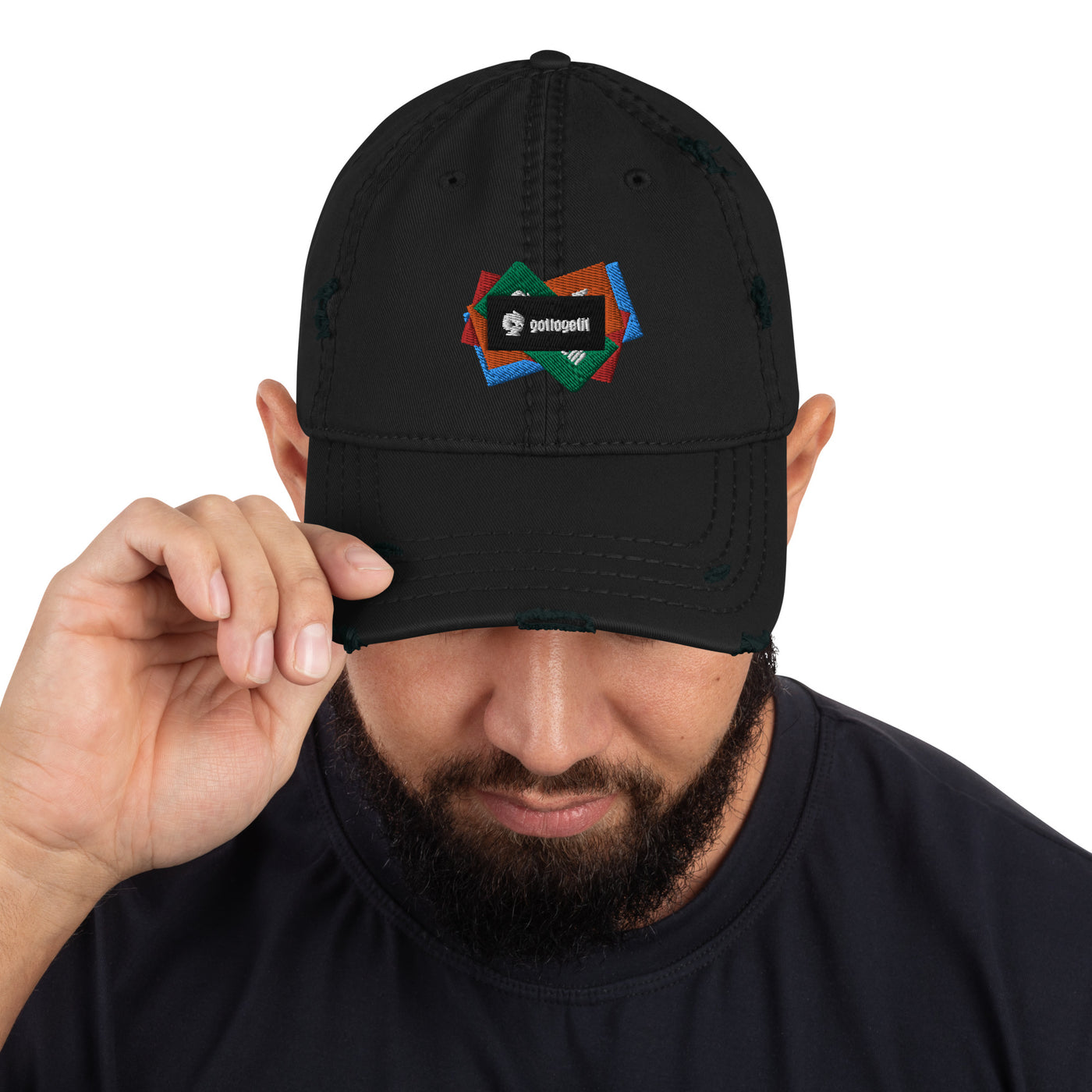 GOTTOGETITprod splash padreDistressed Dad Hat