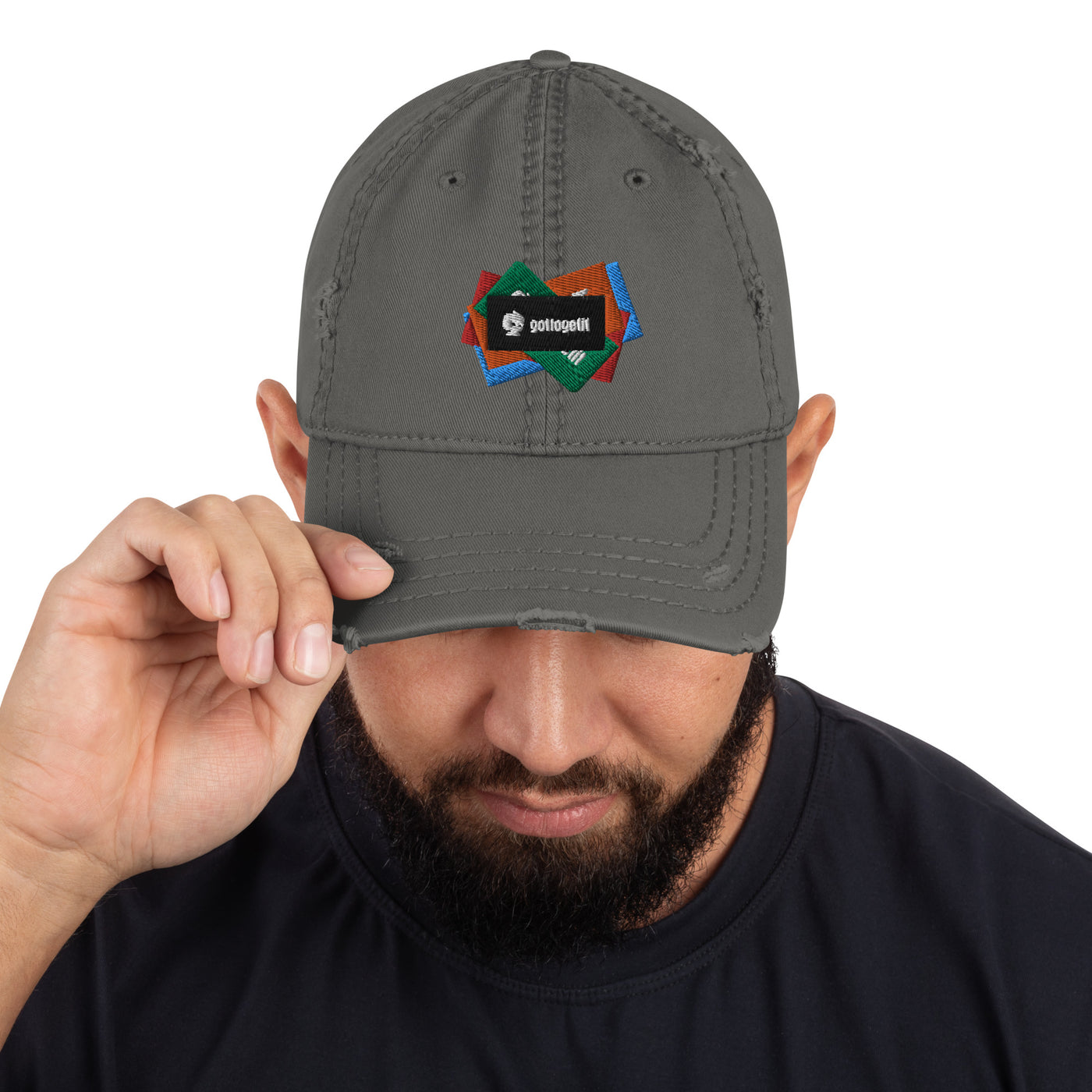 GOTTOGETITprod splash padreDistressed Dad Hat
