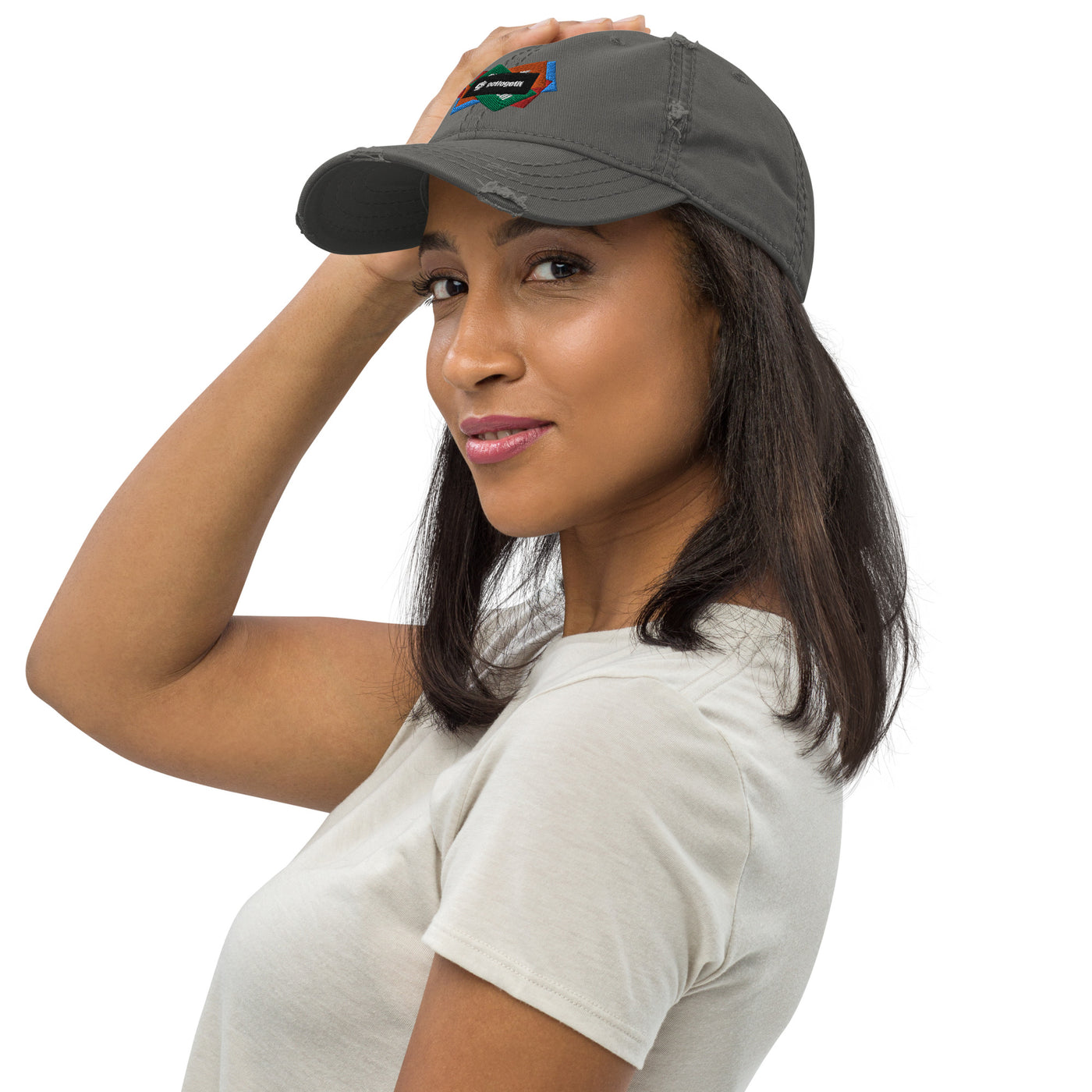 GOTTOGETITprod SLAPSH GOTO Distressed Dad Hat