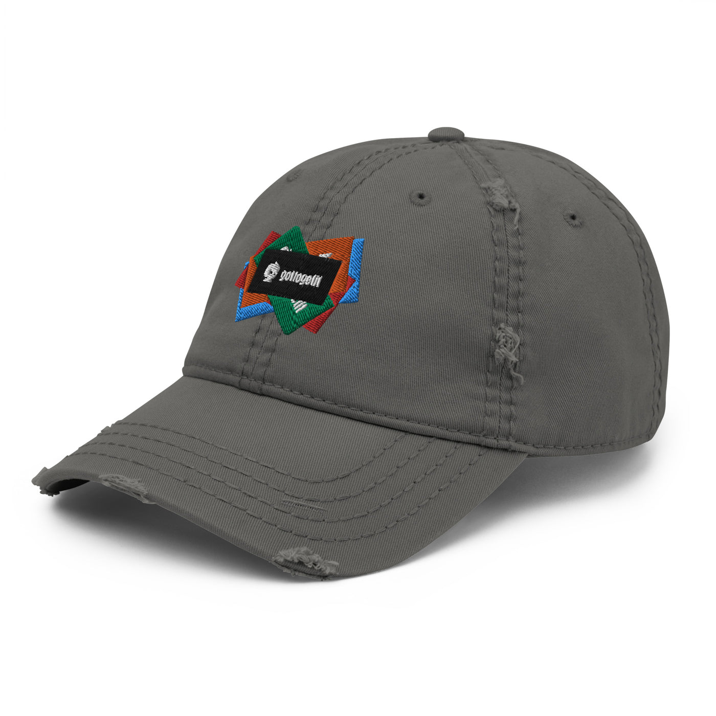 GOTTOGETITprod SLAPSH GOTO Distressed Dad Hat