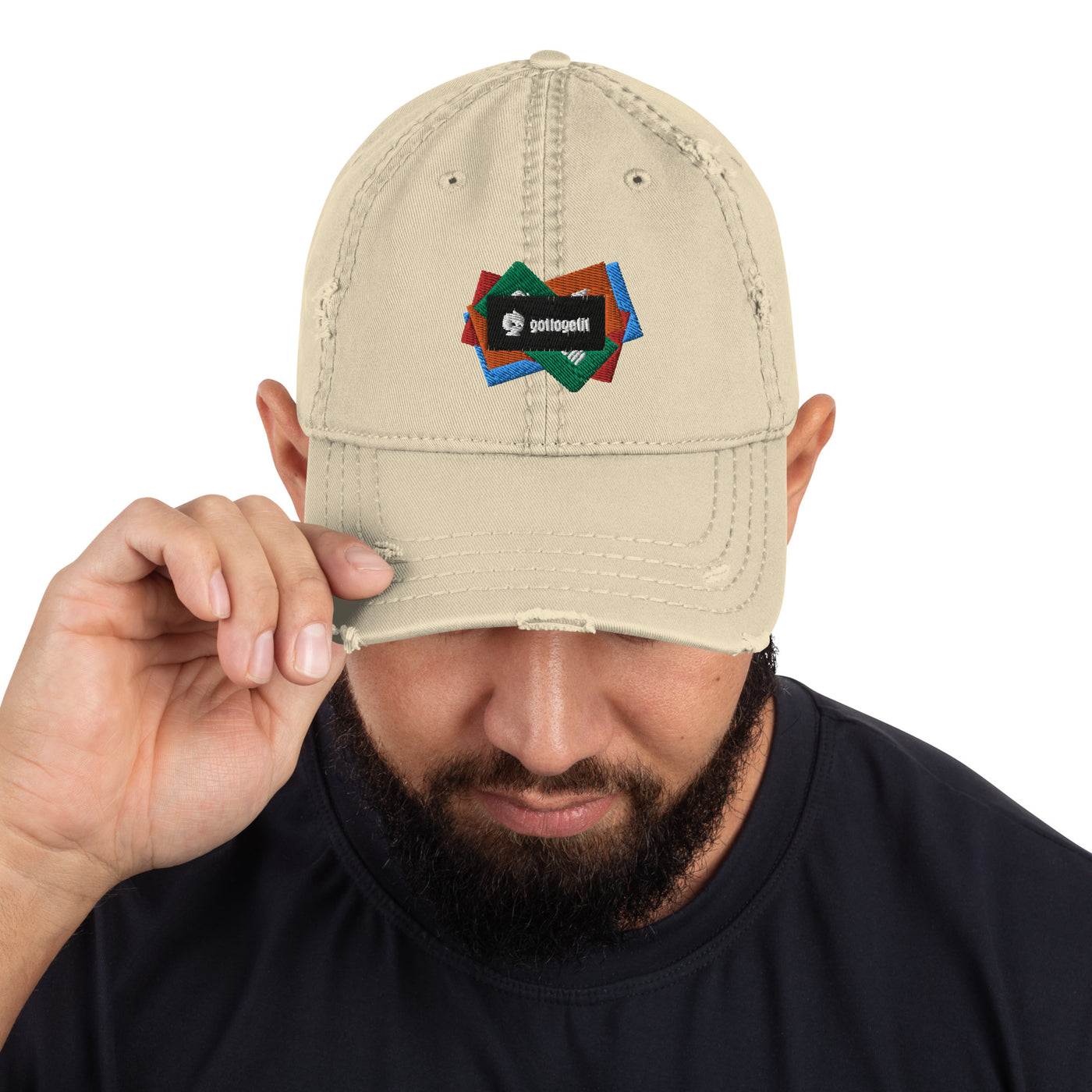 GOTTOGETITprod splash padreDistressed Dad Hat