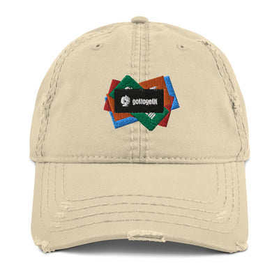 GOTTOGETITprod SLAPSH GOTO Distressed Dad Hat