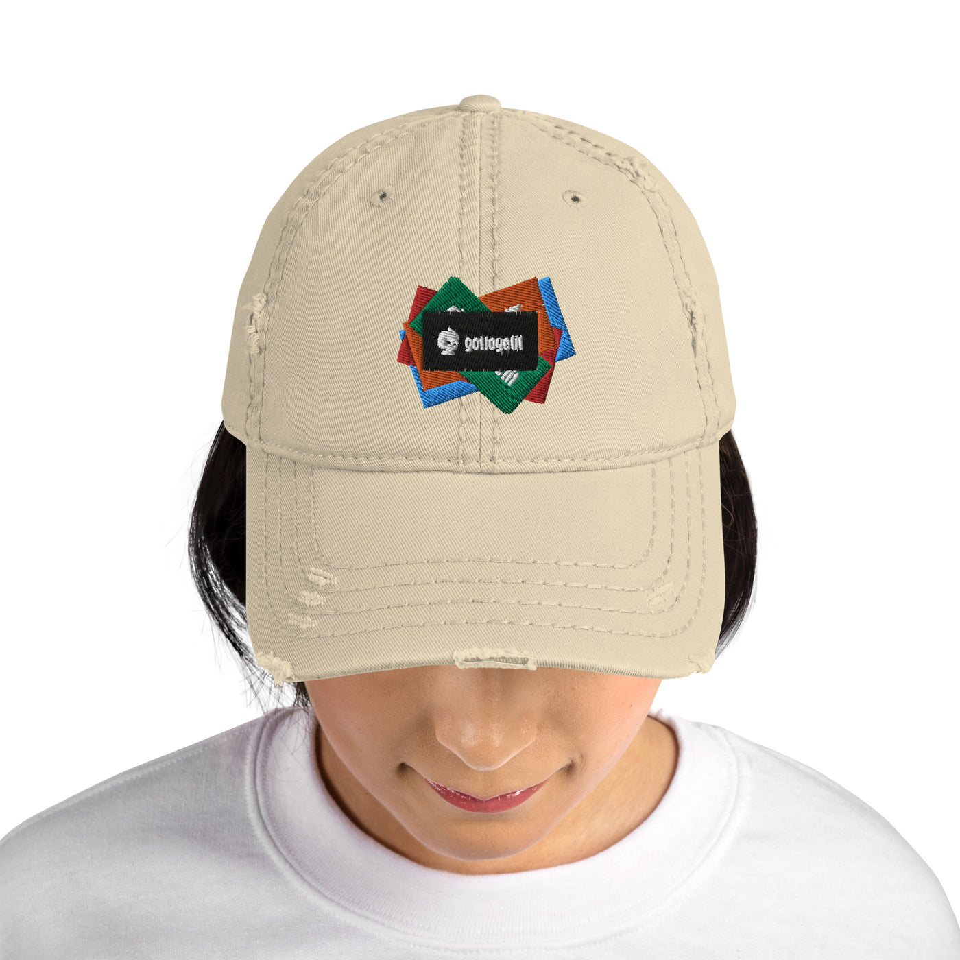 GOTTOGETITprod Splash Padre Distressed Dad Hat