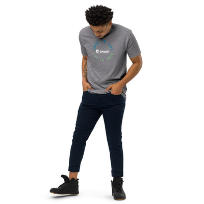 GOTTOGETIT work to live Men’s premium heavyweight tee