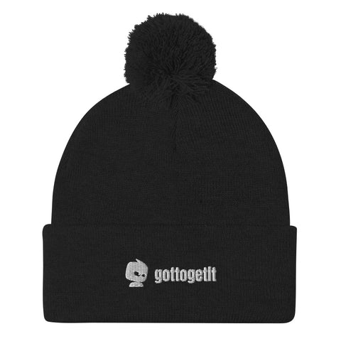 LOGO Pom-Pom Beanie - gottogetit prod.