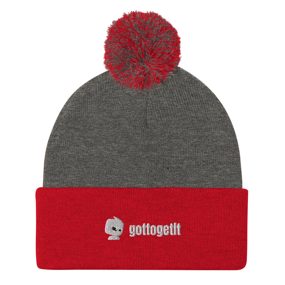 LOGO Pom-Pom Beanie - gottogetit prod.