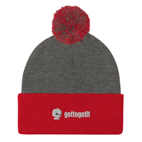 LOGO Pom-Pom Beanie - gottogetit prod.