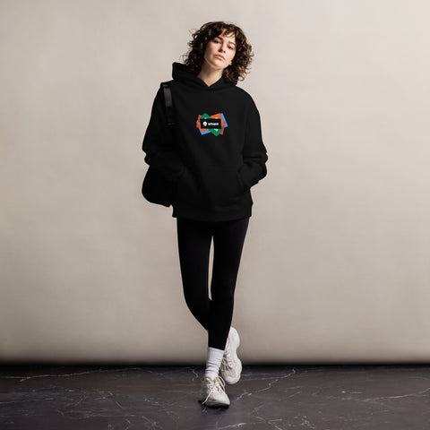 SP;ASH Unisex oversized hoodie