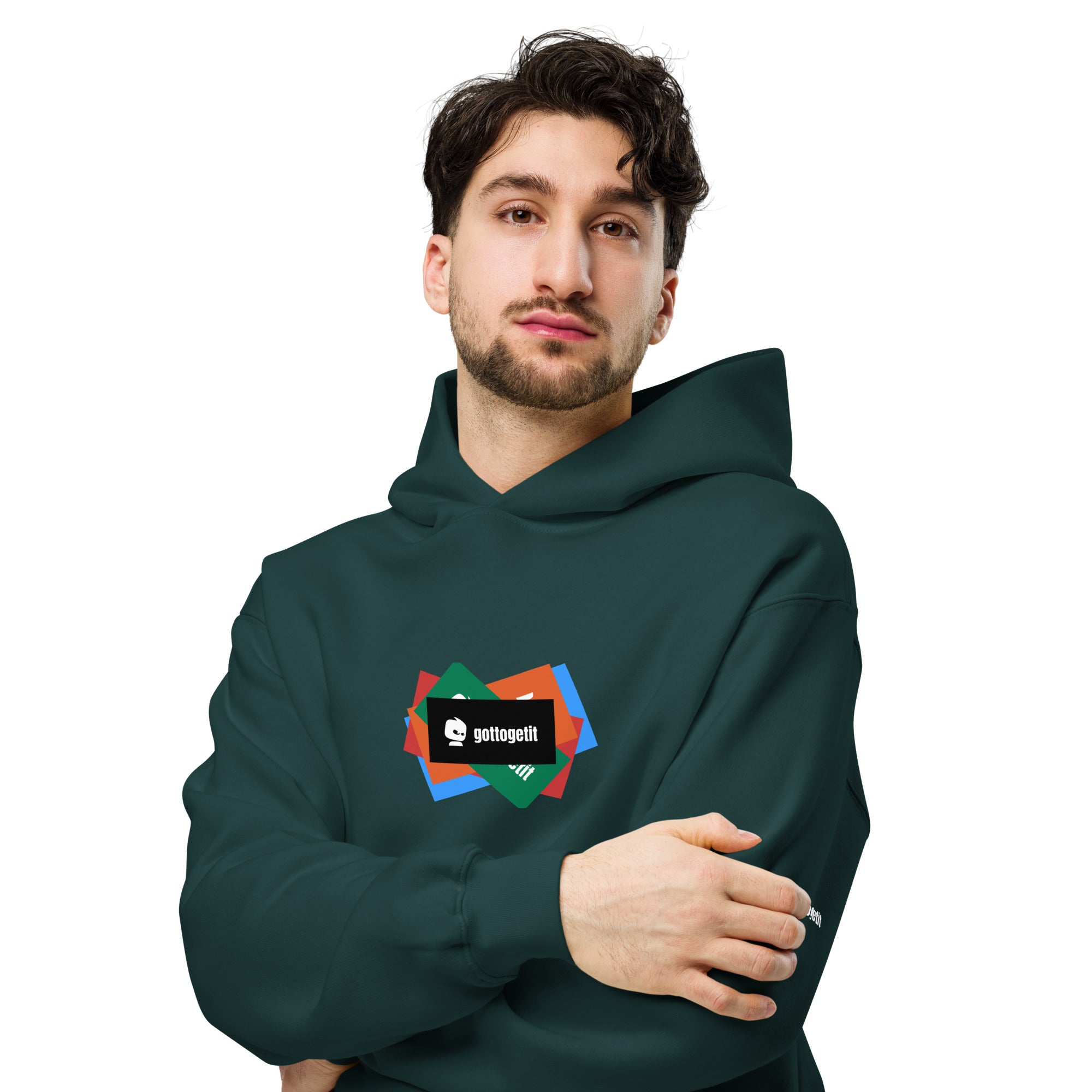SP;ASH Unisex oversized hoodie