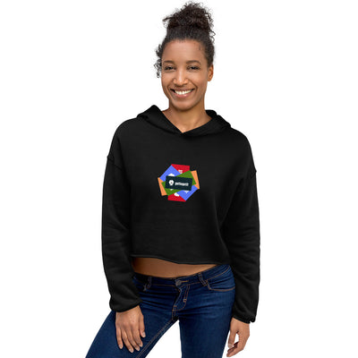 GOTTOGETITprod LADIES SPLASH Crop Hoodie