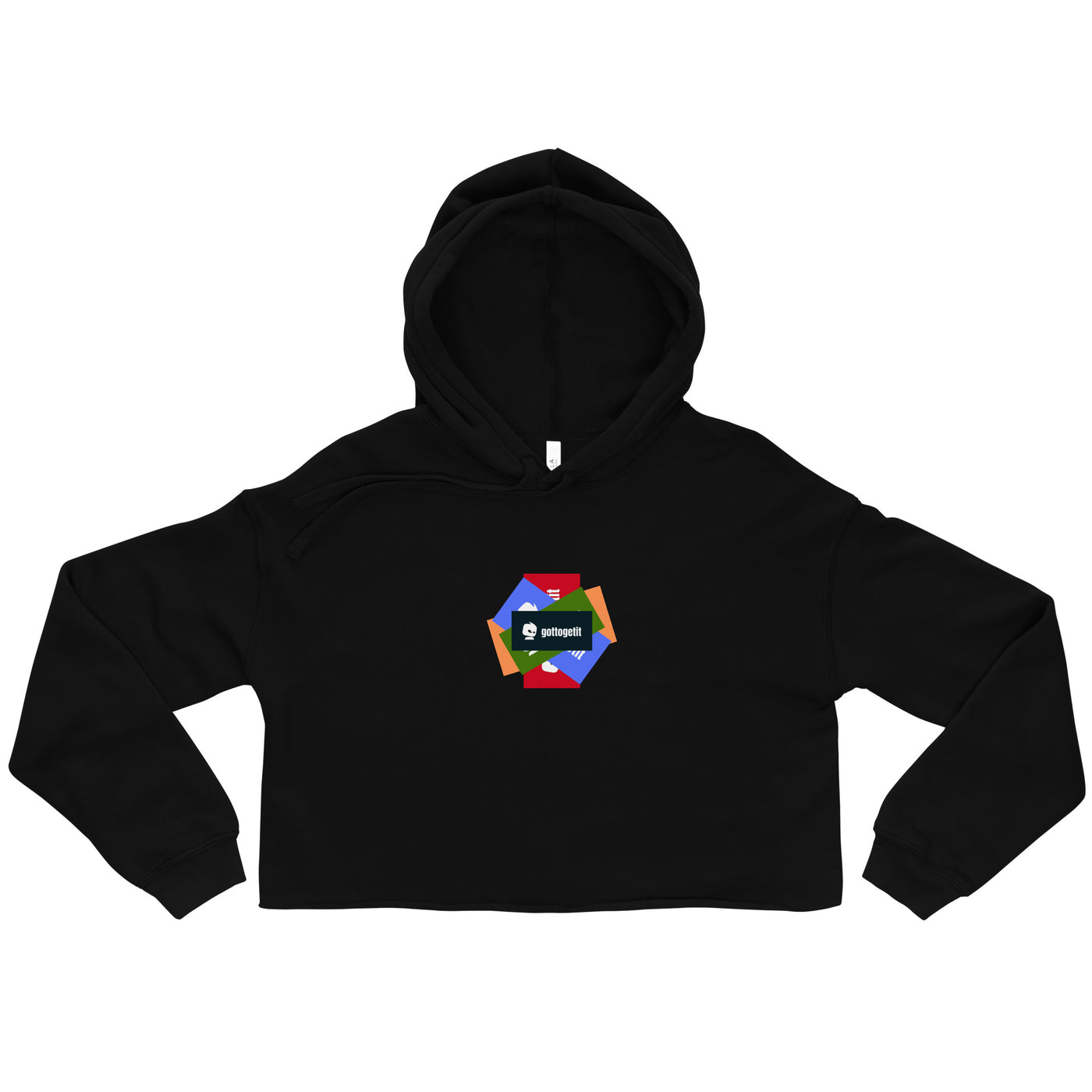 GOTTOGETITprod LADIES SPLASH Crop Hoodie
