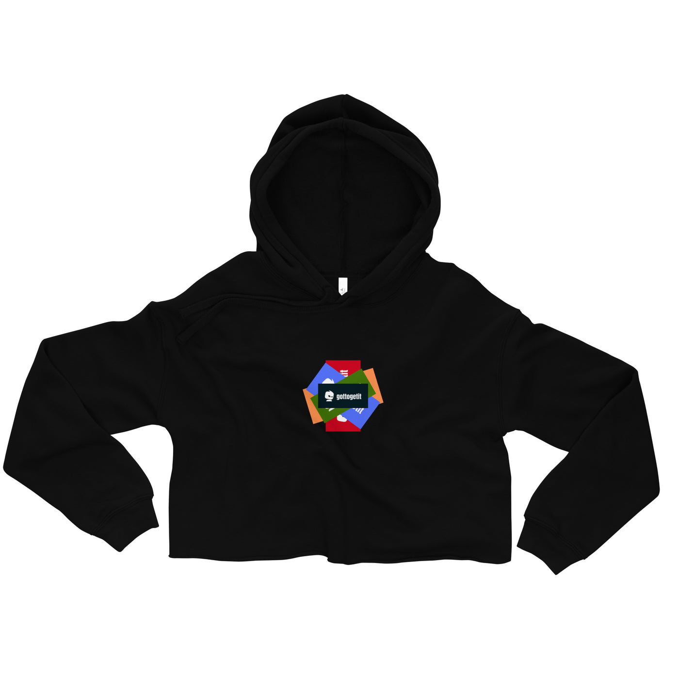 GOTTOGETITprod SPLASH Crop Hoodie