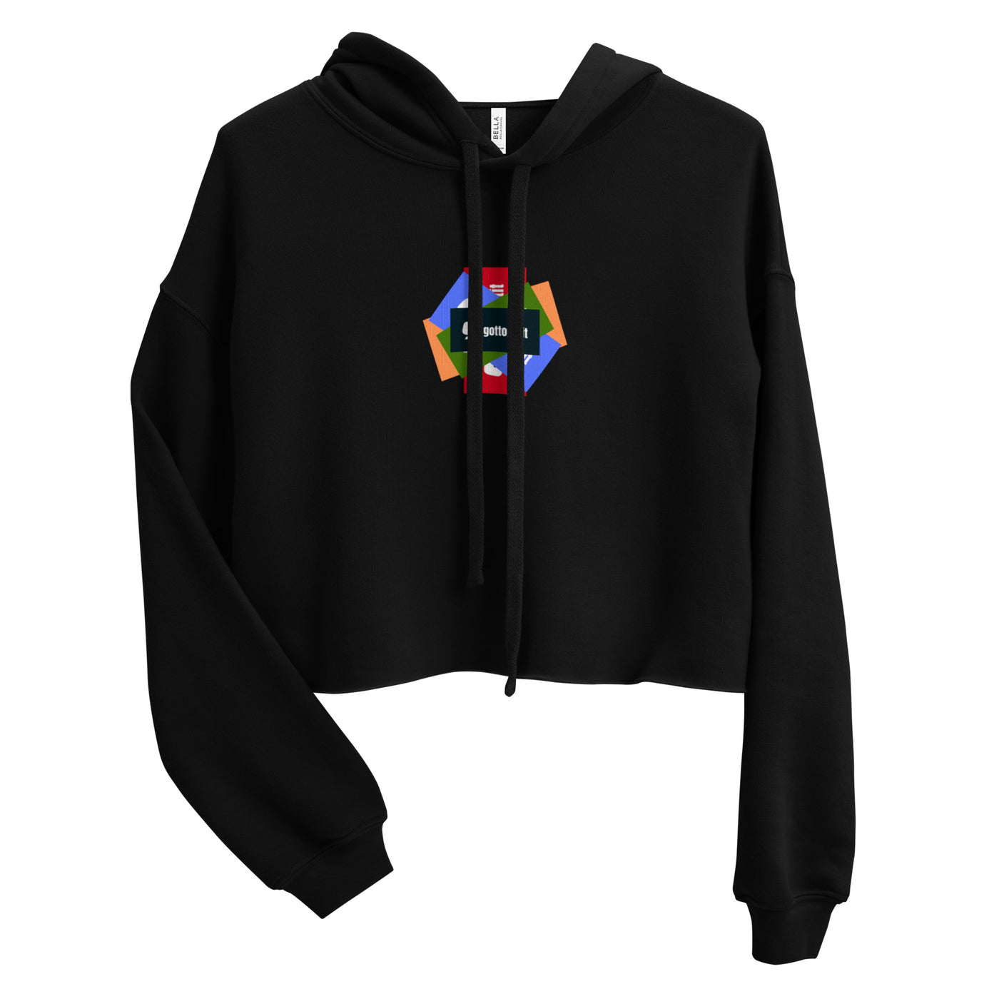 GOTTOGETITprod SPLASH Crop Hoodie