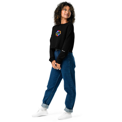 GOTTOGETITprod SPLASH LOGOCrop Sweatshirt