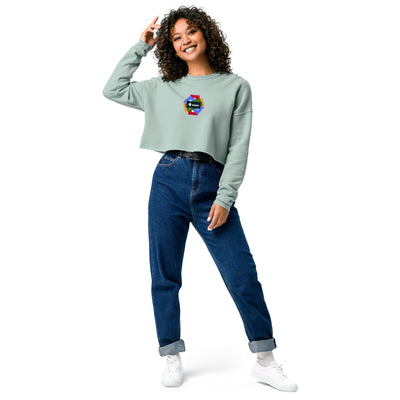 GOTTOGETITprod SPLASH LOGOCrop Sweatshirt