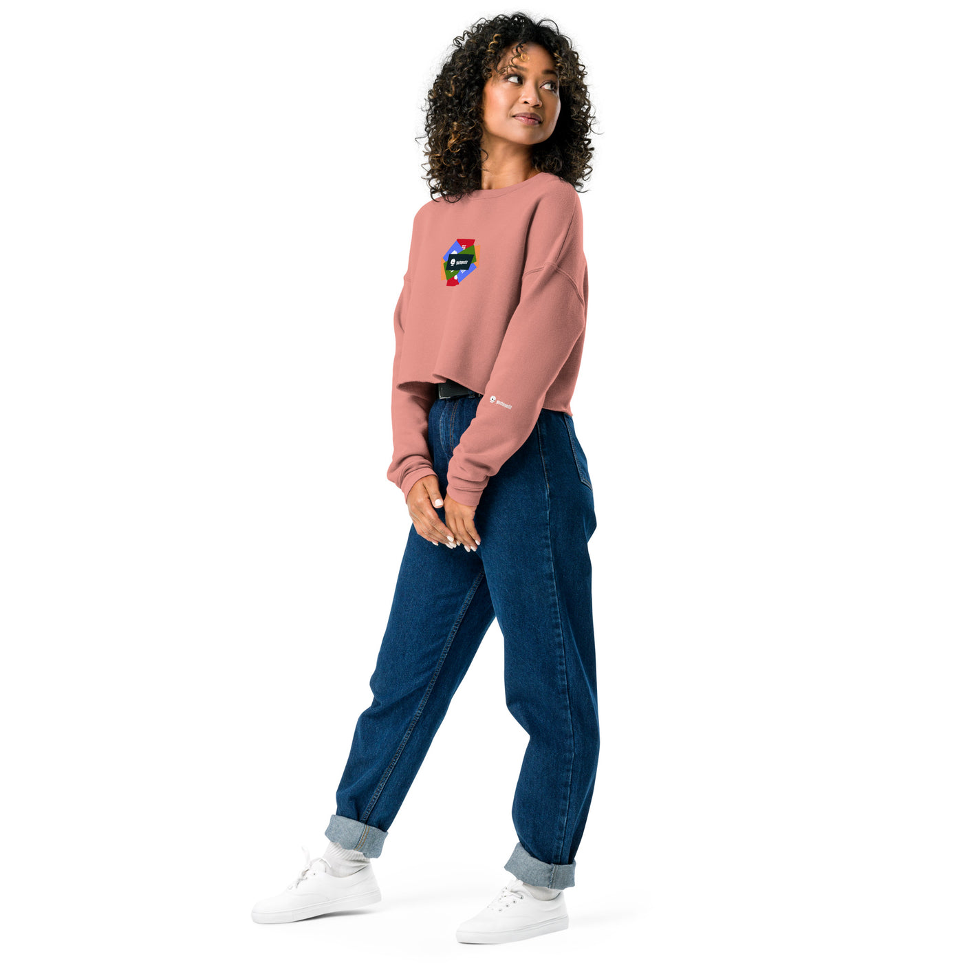 GOTTOGETITprod SPLASH LOGOCrop Sweatshirt